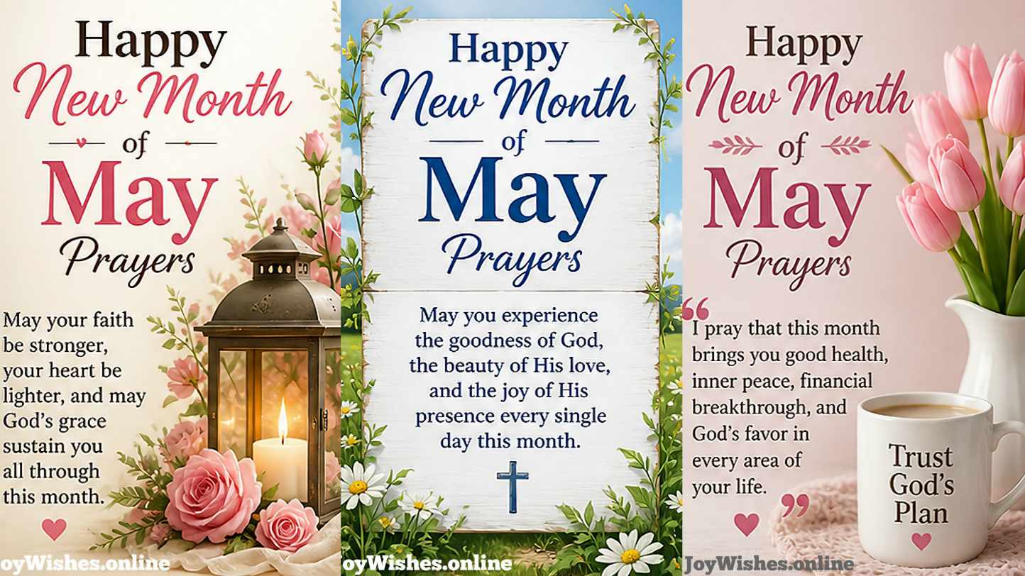 Happy New Month of May Prayers